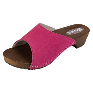 Kožené dreváky W40 fuchsia