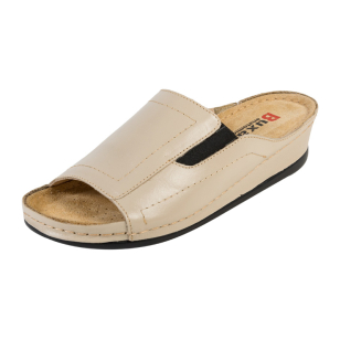Sandále na klinovom podpätku Buxa Anatomic BZ230 béžové