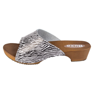 Kožené dreváky W40 zebra